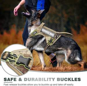 Logotipo personalizable de fábrica al por mayor de camuflaje arnés para perros grandes y medianos arnés táctico para perros - Product Image 2