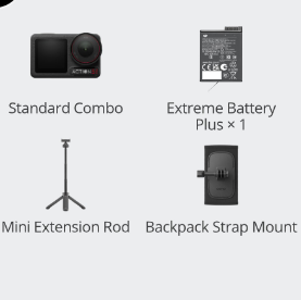 Osm Action Five Pro Combo Randonnée