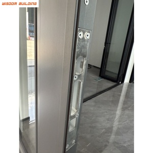 Thiết kế tối giản hợp kim nhôm sơn tĩnh điện mở cửa bên cho biệt thự ăn uống với bảo hành 5 năm - Product Image 5