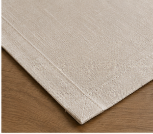 Wholesale Linen Look Cotton <b>Table</b> <b>Runner</b> Elegant Mitered Corner Hotel Restaurant <b>Dining</b> <b>Table</b> Decor Supplier Denizli Turkey OEM - Product Image 5