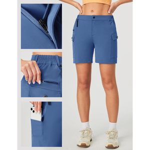 Womens Hiking Shorts Stretchy Cargo With Pockets Quick Dry UPF 50+ Golf Athletic Outdoor Summer Shorts - Product Image 3