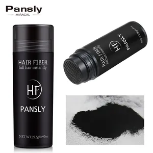 Pansly自有品牌批发天然瞬间稀疏头发纤维粉头发建筑纤维全角蛋白黑色头发纤维