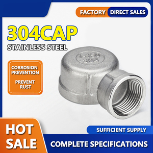 Accesorios <span class=keywords><strong>de</strong></span> Tubería <span class=keywords><strong>de</strong></span> Acero Inoxidable al por Mayor, Tapa Redonda BSP Galvanizada en Caliente para Aceite, Agua y <span class=keywords><strong>Gas</strong></span> - Product Image 2