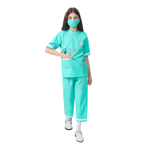 Carnaval Cosplay <span class=keywords><strong>carrera</strong></span> <span class=keywords><strong>cirujano</strong></span> vestido disfraz para niñas Halloween ocupacional uniforme médico y enfermera niños fiesta disfraz - Product Image 1