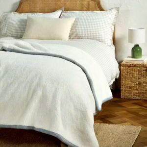 Manta de cama de felpa suave con adorno de punto Cozy <span class=keywords><strong>Sherpa</strong></span> Throw Warm All Season Colcha Manta de terciopelo Coral de felpa - Product Image 1