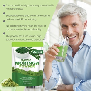 Poudre de Moringa Naturelle en Gros, Saveur Matcha Mélangée, Facile à Assortir aux Repas, Boisson Quotidienne, Poudre de Moringa Biologique - Product Image 2