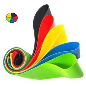Bandes de résistance mini en latex naturel durable, antidérapantes et élastiques pour entraînement des hanches à domicile - Product Image 1