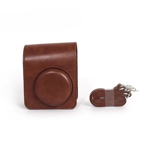 Bolso de cuero para cámara instantánea Instax Mini 13, a prueba de polvo, mini bolso de viaje individual con correa para el hombro, bolso cruzado para cámara. - Product Image 2