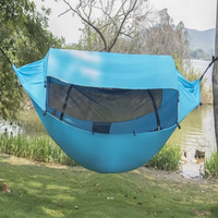Hamac moustiquaire suspendu en nylon, design élégant, haute qualité, portable, abordable, pour camping, parc et jardin