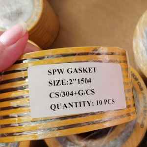 Высокая температура и высокое давление спиральная намотка прокладка с внутренним и внешним кольцом asme b16.20 - Product Image 5