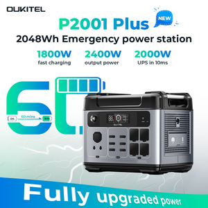 Wholesale 2500W 3000W Portable <b>Solar</b> <b>Generator</b> Powerstation Lithium Ion Battery Power Station P2001E PLUS QC PD Fast Charge - Product Image 5