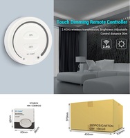 FUT087 Mi Light Miboxer Blanc Noir LED Contrôleur Smart LED Gradateur 2.4G Sans Fil Ajuster La Luminosité Télécommande