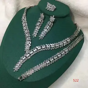 Xuping jewelry-conjunto de joyas de boda, nuevas y elegantes, de gama alta, de lujo, con gemas, para fiesta nupcial, India