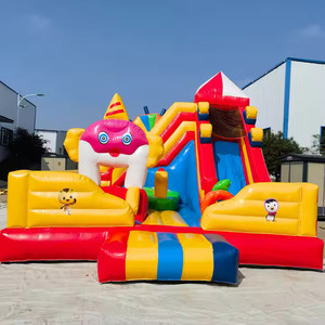 Maison gonflable en forme de dessin animé personnalisée combinaison de toboggan de trampoline pour enfants prix d'usine château gonflable - Product Image 2