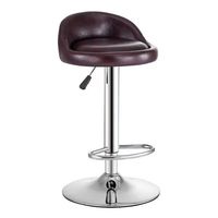 Tabouret de bar au design moderne et simple, fourni directement par l'usine, pour la maison, la cuisine, la salle à manger, le café, le pub, le bistrot, chaise de bar pivotante