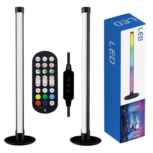 LED Desk Gaming Atmosphere Light 0.5 Meter 24-Key for App-Controlled Music-Synchronized RGB Color USB-Powered