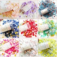 Articles de fête en vente directe d'usine : Bouteille de confettis écologique transparente à pression pour fêtes