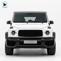 Pare-chocs avant en acier inoxydable noir piano pour Mercedes G63 W465 2025 2026, protection tout-terrain