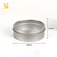 Tin smaker OEM Custom Logo Lebensmittel qualität Silber Blechdose Runde Metall dose Verpackung mit PVC-Fenster Kleine Blechdose für Süßigkeiten
