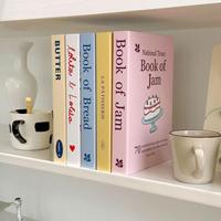 Joli ensemble de faux livres pliables à thème dessin animé, pour décoration intérieure, de maison, de bureau, de fêtes et de mariages