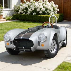 SWICOO Argent 1500w <span class=keywords><strong>Mini</strong></span> Voitures Vente à Chaud Électrique <span class=keywords><strong>Mini</strong></span> Cobra Classique Voiture de Course <span class=keywords><strong>Mini</strong></span> Hot Rod 2 Places Voiturette de <span class=keywords><strong>Golf</strong></span> à Vendre - Product Image 1