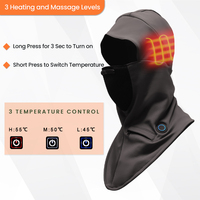 Bonnets personnalisés Smart Control Bonnet d'hiver tricoté chauffant lavable Bonnet chauffant rechargeable de sécurité