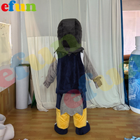 Efun quantité minimale de commande 1 PC Costume de mascotte aigle bleu personnalisé professionnel taille adulte équipe de dessin animé mascotte aigle Costume de mascotte pour le carnaval