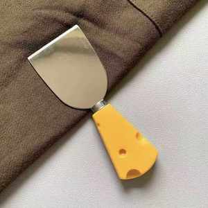 Ensemble de 6 couteaux et fourchettes à manche décoré en acier inoxydable, ustensiles de cuisine polyvalents pour couper le fromage, les gâteaux et le pain - Product Image 4