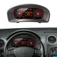 Ai Jia 12.3" LCD Digital Cluster Speedometer Instrument dengan Carplay Android Auto Meter untuk Volkswagen VW Caddy 2003-2009