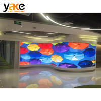 Yake buen precio pantalla Led pared de vídeo Flexible pantalla Led suave publicidad película programable pantallas Led flexibles