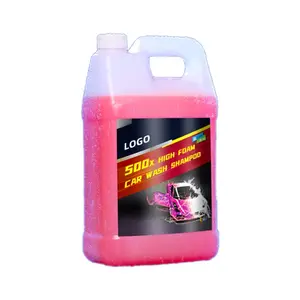 Shampoo líquido concentrado alto para carros, 4L, 1:500, espuma para lavagem de carros, sabonete de cera para limpeza e brilho, sabonete detalhador