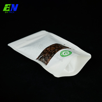 Sachet Doypack en Papier Kraft Biodégradable avec Encoche de Déchirement pour Grains de Café, Noix, Thé et Emballage Alimentaire Facile à Utiliser