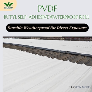 1.5mm nóng Bán tự dính pvdf màng mái không khí/độ kín nước cao cấp cho các kết cấu thép phức tạp - Product Image 2