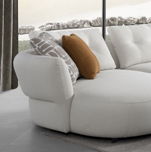 Ensemble de meubles modulaires multi-sièges de style moderne européen minimaliste Chesterfield canapés en tissu éponge pour le salon d'hôtel - Product Image 3