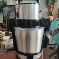 Machine à Fufu Professionnelle en Acier Inoxydable Swallow Maker, Robot Culinaire Mixeur à 5 Vitesses pour Usage Domestique