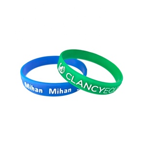 Pulsera de silicona con logotipo o texto personalizado profesional ecológico - Product Image 3