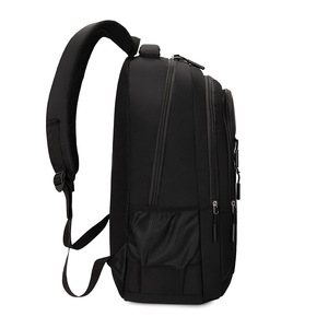 Leiche Men's <b>Large</b> Capacity <b>Backpack</b> Black Sport Style For Travel <b>School</b> Work Laptop Bag With Multiple Pockets And Breathable - Product Image 3