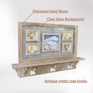 Cadre photo flottant <span class=keywords><strong>en</strong></span> verre transparent et bois, motif arbre généalogique, avec 5 ouvertures, écologique, pour décoration intérieure - Vente <span class=keywords><strong>en</strong></span> gros - Product Image 2