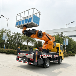 Plataforma de Trabajo Aérea con Elevador Tripulado, Nueva Condición, Nuevo Diseño, Transmisión Automática, Motor Diésel, Altura de Trabajo de 32 m - Product Image 3