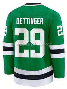 Meilleure qualité cousue # 21 Jason Robertson # 29 Jake Oettinger # 91 Tyler Seguin # Maillot de hockey sur glace américain 14 <span class=keywords><strong>Jamie</strong></span> Benn - Product Image 3