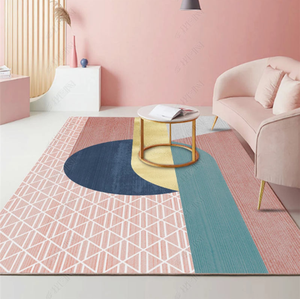 Alfombra y tapetes sencillos de estilo nórdico para sala de estar, manta para mesa de café y sofá, decoración del hogar, alfombrilla antideslizante para juegos para niños - Product Image 2