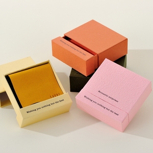 Custom Jewelry Pink Velvet Pouch and Sliding Paper Jewelry Packaging <b>Box</b> <b>Gift</b> <b>Box</b> for <b>Earring</b> Bracelet Necklace Ring - Product Image 4