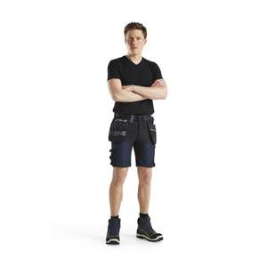 BLAKLADER - 159813438699C56 Craftsman <b>shorts</b> with <b>stretch</b> Dark navy/Black - EAN 7330509722015 <b>WORK</b> TROUSERS <b>WORK</b> <b>SHORTS</b> - Product Image 3
