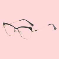 Nouvelles lunettes de lecture unisexes tendance, monture complète en métal, effet œil de chat, changement de couleur, anti-lumière bleue