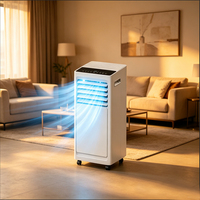 Climatiseur mobile à fréquence fixe 7000 BTU pour pièces de 300 à 400 pieds carrés, hôtel, maison