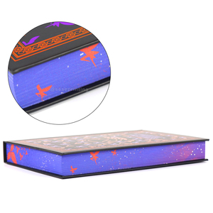 Empresa de fabricación de libros Lámina personalizada en tapa dura Impresión de novela romántica encuadernada con bordes rociados de color púrpura - Product Image 2