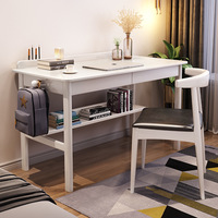 Bureau d'ordinateur moderne pour la maison et le bureau, en bois massif durable, grand bureau de jeu et d'étude avec tiroir et armoire de rangement, vente chaude