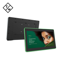 13,3 pulgadas Android 11 POE Tablet PC NFC montado en la pared para uso comercial sala de reuniones reserva barra de luz LED 4G opcional nuevo producto