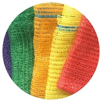 Sac en filet tissé PE Raschel Leno de 25 kg pour le stockage des pommes de terre et le transport du bois de chauffage – Produit d'emballage et d'impression en rouleau – Offre Spéciale