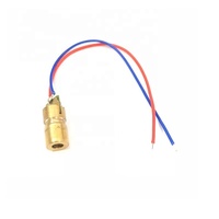 Mini Module Diode Laser à points rouges, 2 pièces, 650nm 5MW 6MM de diamètre 3V Diode Laser